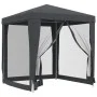 Partyzelt mit 4 Wänden aus anthrazitgrauem HDPE-Netzstoff 2x2 m. von , Zelte und Pavillons - Ref: Foro24-319219, Preis: 74,77...