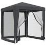 Partyzelt mit 4 Wänden aus anthrazitgrauem HDPE-Netzstoff 2x2 m. von , Zelte und Pavillons - Ref: Foro24-319219, Preis: 79,91...