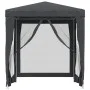 Partyzelt mit 4 Wänden aus anthrazitgrauem HDPE-Netzstoff 2x2 m. von , Zelte und Pavillons - Ref: Foro24-319219, Preis: 74,77...