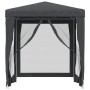 Partyzelt mit 4 Wänden aus anthrazitgrauem HDPE-Netzstoff 2x2 m. von , Zelte und Pavillons - Ref: Foro24-319219, Preis: 79,91...