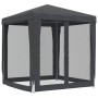 Party tent with 4 walls made of anthracite grey HDPE mesh, 2x2 m. by , Tents and gazebos - Ref: Foro24-319219, Price: 79,91 €...