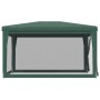 Party tent with 4 green HDPE mesh walls 3x4 m by , Tents and gazebos - Ref: Foro24-319233, Price: 102,32 €, Discount: %