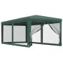 Party tent with 6 green HDPE mesh walls 3x6 m by , Tents and gazebos - Ref: Foro24-319238, Price: 136,86 €, Discount: %
