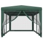 Party tent with 6 green HDPE mesh walls 3x6 m by , Tents and gazebos - Ref: Foro24-319238, Price: 135,96 €, Discount: %