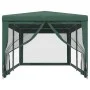 Party tent with 6 green HDPE mesh walls 3x6 m by , Tents and gazebos - Ref: Foro24-319238, Price: 136,86 €, Discount: %