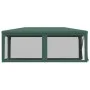 Party tent with 6 green HDPE mesh walls 3x6 m by , Tents and gazebos - Ref: Foro24-319238, Price: 136,86 €, Discount: %