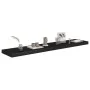 Floating wall shelves 2 pcs MDF black 120x23.5x3.8 cm by vidaXL, Shelves and shelves - Ref: Foro24-323842, Price: 46,71 €, Di...
