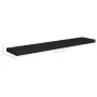 Floating wall shelves 2 pcs MDF black 120x23.5x3.8 cm by vidaXL, Shelves and shelves - Ref: Foro24-323842, Price: 46,71 €, Di...