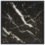 Mesa de centro negra con vidrio de mármol negro 60x60x35 cm de , Mesas de centro - Ref: Foro24-322874, Precio: 65,86 €, Descu...