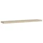 Oak color MDF floating wall shelf 120x23.5x3.8 cm by vidaXL, Shelves and shelves - Ref: Foro24-323883, Price: 36,03 €, Discou...