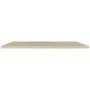 Oak color MDF floating wall shelf 120x23.5x3.8 cm by vidaXL, Shelves and shelves - Ref: Foro24-323883, Price: 36,03 €, Discou...