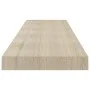 Oak color MDF floating wall shelf 120x23.5x3.8 cm by vidaXL, Shelves and shelves - Ref: Foro24-323883, Price: 36,03 €, Discou...