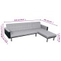 Schlafsofa in L-Form, schwarz und grauer Stoff. von , Sofas - Ref: Foro24-244334, Preis: 458,49 €, Rabatt: %