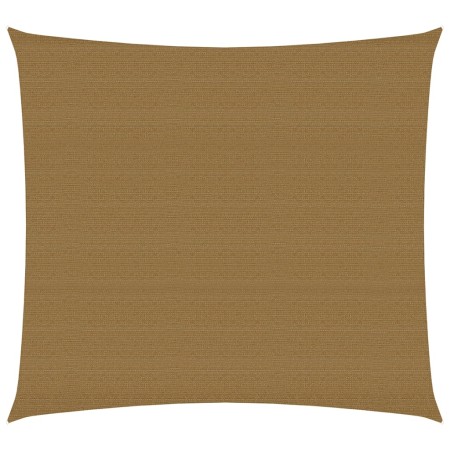 Taupe grey HDPE sail shade 160 g/m² 7x7 m by , Umbrellas - Ref: Foro24-311390, Price: 88,66 €, Discount: %