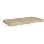 Schwebende Wandregale, 4 Stück, schwarzes MDF, 50 x 23 x 3,8 cm von vidaXL, Regale und Regale - Ref: Foro24-323873, Preis: 57...