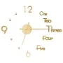 3D wall clock with modern golden design 100 cm XXL by , Wall clocks - Ref: Foro24-325154, Price: 17,77 €, Discount: %