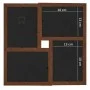 Dark brown MDF photo collage frame for 24 photos (13x18 cm). by , Photo frames - Ref: Foro24-332787, Price: 46,04 €, Discount: %
