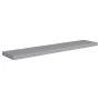 Gray MDF floating wall shelf 120x23.5x3.8 cm by vidaXL, Shelves and shelves - Ref: Foro24-323862, Price: 36,53 €, Discount: %