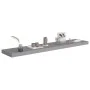 Gray MDF floating wall shelf 120x23.5x3.8 cm by vidaXL, Shelves and shelves - Ref: Foro24-323862, Price: 36,53 €, Discount: %