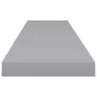 Graues schwebendes Wandregal aus MDF, 120 x 23,5 x 3,8 cm von vidaXL, Regale und Regale - Ref: Foro24-323862, Preis: 36,53 €,...