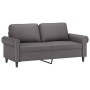 Sofagarnitur mit 3-teiligen Kissen aus grauem Kunstleder. von , Sofas - Ref: Foro24-3202157, Preis: 495,79 €, Rabatt: %