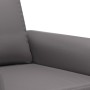 Sofagarnitur mit 3-teiligen Kissen aus grauem Kunstleder. von , Sofas - Ref: Foro24-3202157, Preis: 495,79 €, Rabatt: %