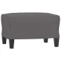 3-piece gray faux leather sofa set with cushions by , Sofas - Ref: Foro24-3202157, Price: 488,32 €, Discount: %