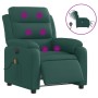 Elektrischer Massage-Fernsehsessel in dunkelgrüner Stoffpolsterung. von , Sessel - Ref: Foro24-3204974, Preis: 281,26 €, Raba...