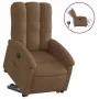 Electric reclining and lifting armchair in brown fabric by , Armchairs - Ref: Foro24-3204120, Price: 324,92 €, Discount: %