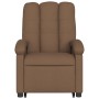 Electric reclining and lifting armchair in brown fabric by , Armchairs - Ref: Foro24-3204120, Price: 299,93 €, Discount: %