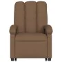 Electric reclining and lifting armchair in brown fabric by , Armchairs - Ref: Foro24-3204120, Price: 324,92 €, Discount: %