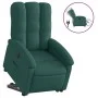 Sillón eléctrico reclinable elevable de tela verde oscuro de , Sillones - Ref: Foro24-3204122, Precio: 325,42 €, Descuento: %