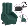 Sillón eléctrico reclinable elevable de tela verde oscuro de , Sillones - Ref: Foro24-3204122, Precio: 325,42 €, Descuento: %