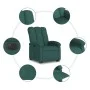 Sillón eléctrico reclinable elevable de tela verde oscuro de , Sillones - Ref: Foro24-3204122, Precio: 325,42 €, Descuento: %