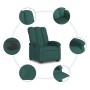 Sillón eléctrico reclinable elevable de tela verde oscuro de , Sillones - Ref: Foro24-3204122, Precio: 300,38 €, Descuento: %