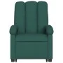 Sillón eléctrico reclinable elevable de tela verde oscuro de , Sillones - Ref: Foro24-3204122, Precio: 325,42 €, Descuento: %