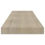 Floating wall shelves 4 pcs MDF oak color 80x23.5x3.8cm by vidaXL, Shelves and shelves - Ref: Foro24-323878, Price: 49,16 €, ...