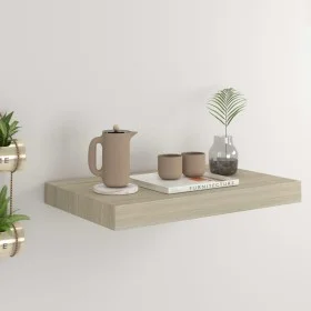 Oak color MDF floating wall shelf 40x23x3.8 cm by vidaXL, Shelves and shelves - Ref: Foro24-323868, Price: 22,82 €, Discount: %