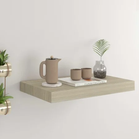 Oak color MDF floating wall shelf 40x23x3.8 cm by vidaXL, Shelves and shelves - Ref: Foro24-323868, Price: 22,82 €, Discount: %