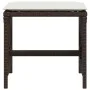 Garden stools with cushions 4 pcs synthetic brown rattan by , Outdoor ottomans - Ref: Foro24-365058, Price: 98,78 €, Discount: %