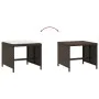 Garden stools with cushions 4 pcs synthetic brown rattan by , Outdoor ottomans - Ref: Foro24-365058, Price: 98,78 €, Discount: %