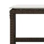 Garden stools with cushions 4 pcs synthetic brown rattan by , Outdoor ottomans - Ref: Foro24-365058, Price: 98,78 €, Discount: %