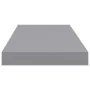 Floating wall shelves 4 pcs MDF gray 60x23.5x3.8 cm by vidaXL, Shelves and shelves - Ref: Foro24-323855, Price: 49,46 €, Disc...