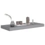 Floating wall shelves 4 pcs MDF gray 60x23.5x3.8 cm by vidaXL, Shelves and shelves - Ref: Foro24-323855, Price: 49,46 €, Disc...