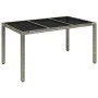 Set comedor jardín 7 pzas y cojines ratán sintético gris de , Conjuntos de jardín - Ref: Foro24-3213080, Precio: 974,97 €, De...