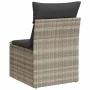 Garden sofa without armrests with light gray PE rattan cushions by , Outdoor sofas - Ref: Foro24-366174, Price: 64,30 €, Disc...