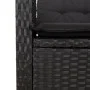 Garten-Essgruppe 7-teilig mit schwarzen Polstern aus synthetischem Rattan von , Gartensets - Ref: Foro24-3212251, Preis: 877,...