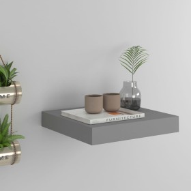 Graues schwebendes Wandregal aus MDF, 23 x 23,5 x 3,8 cm von vidaXL, Regale und Regale - Ref: Foro24-323844, Preis: 14,44 €, ...