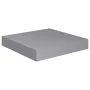Gray MDF floating wall shelf 23x23.5x3.8 cm by vidaXL, Shelves and shelves - Ref: Foro24-323844, Price: 14,21 €, Discount: %