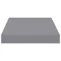 Gray MDF floating wall shelf 23x23.5x3.8 cm by vidaXL, Shelves and shelves - Ref: Foro24-323844, Price: 14,21 €, Discount: %